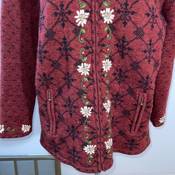 Simons Contemporaine Floral Wool Lined Jacket - Picture 3 of 16